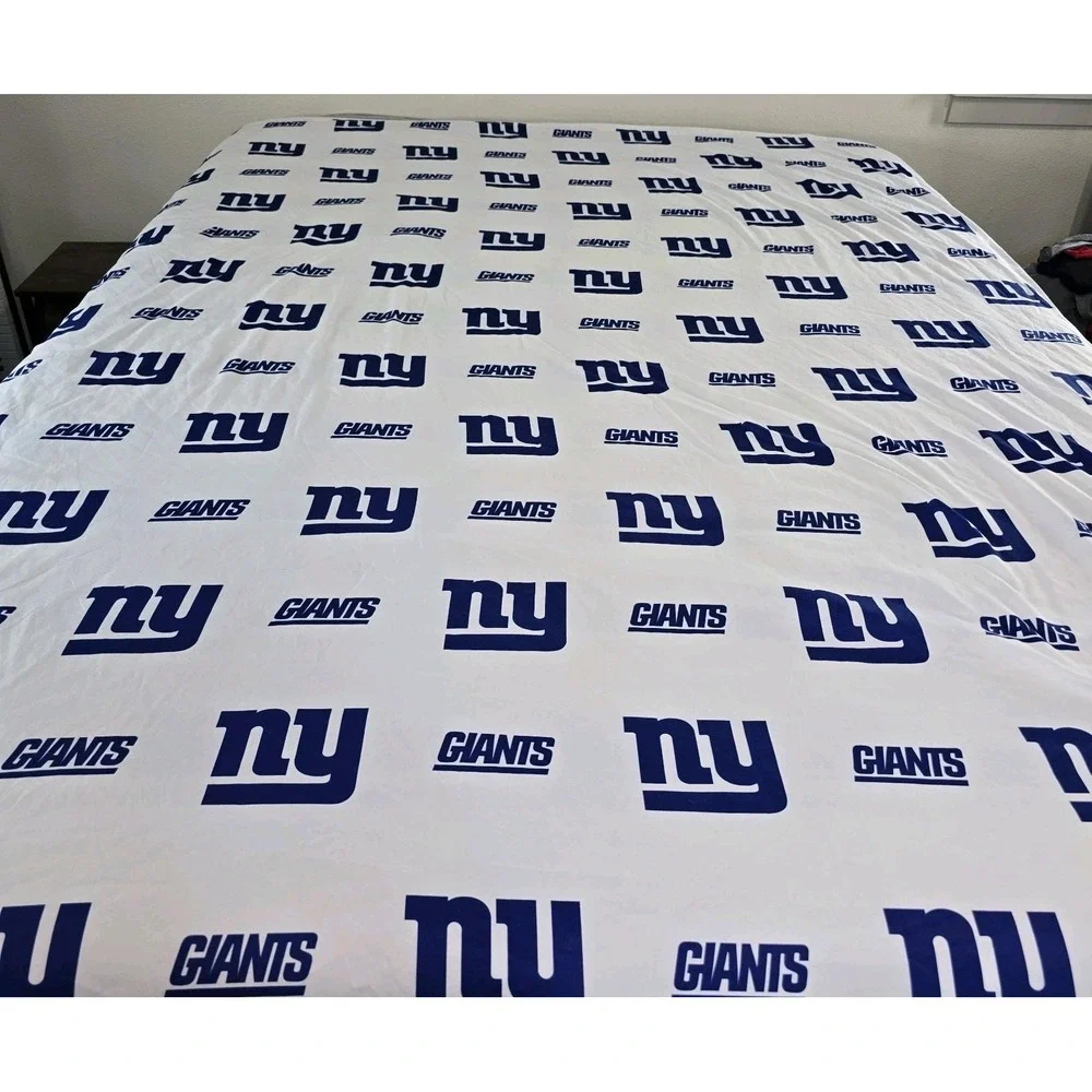 NFL New York Giants FLAT Sheet‎ Queen 96